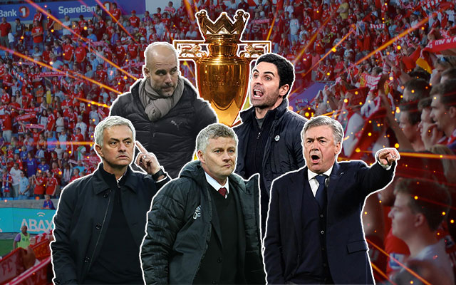 Jose Mourinho, Mikel Arteta, Jurgen Klopp and Ole Gunnar Solskjaer