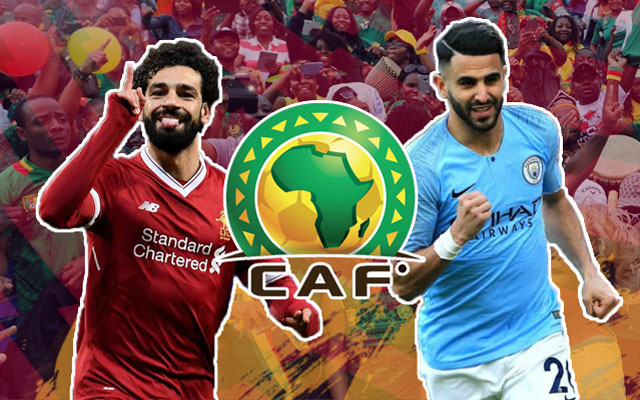 Mo Salah and Riyad and Mahrez AFCON 2021